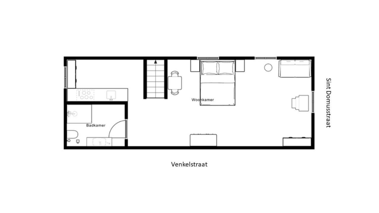 Pakhuis De Venkel - Zolder Studio Apartment Zierikzee Exterior photo